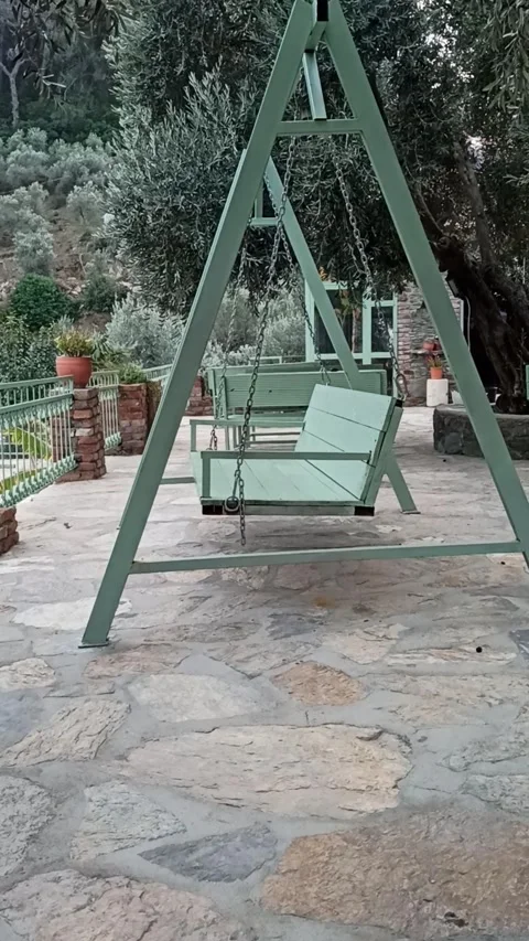 A Place to rest in the mountains in the middle of the forest Stock Footage 232207945
