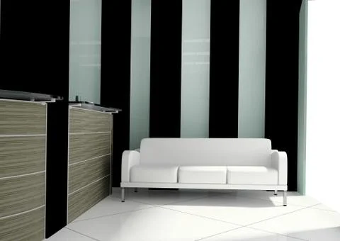 Place for rest in office Stock Illustration
