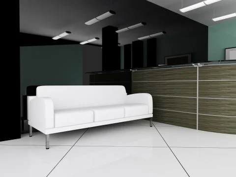 Place for rest in office Stock Illustration