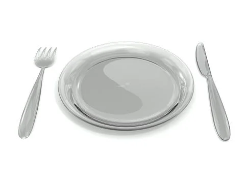 Place setting Stock Illustration