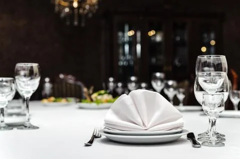 Place settings Stock Photos