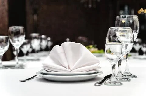 Place settings Stock Photos