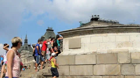 Place of Skulls at Red Square Stock Footage 27211104