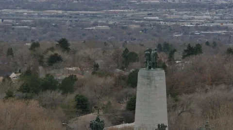 This is the Place statue Stock Footage 47974150