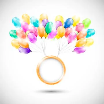 Place for text with air bubbles Stock Illustration