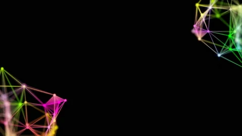 Place for text. Network technology concept. Sparkling elements. Stock Footage 115069200