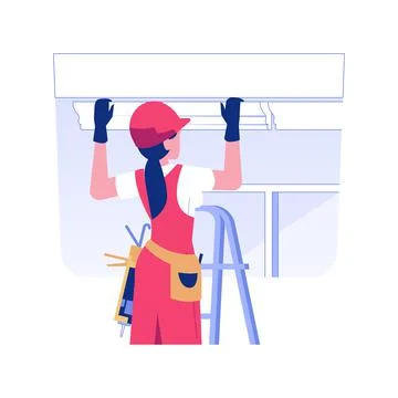 Place wall trim isolated concept vector illustration. Stock Illustration