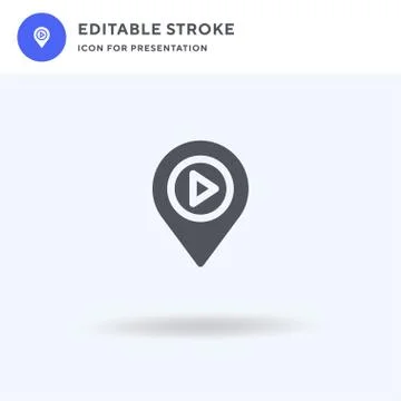 Placeholder icon vector, filled flat sign, solid pictogram isolated on white 스톡 일러스트