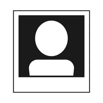 Placeholder Profile Photo Vector Illustrazione stock