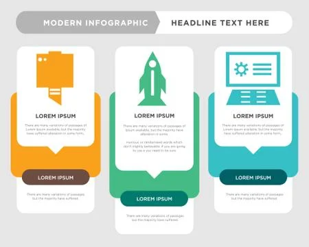 Placeholder, Startup, Printer infographic イラスト素材
