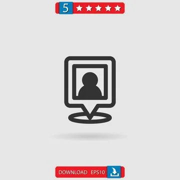 Placeholder vector icon Stock Illustration