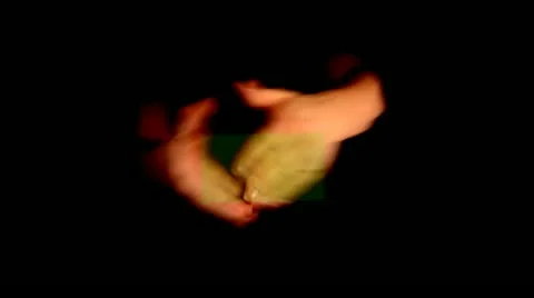 Placeholders in hands Stock Footage 10826946