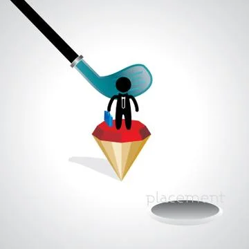 Placement Stock Illustration