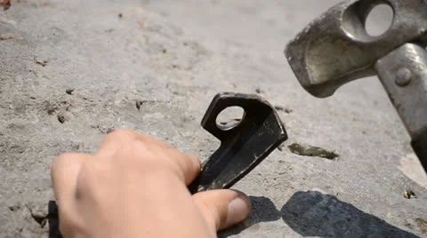 Placing blade piton 库存影片 24187124