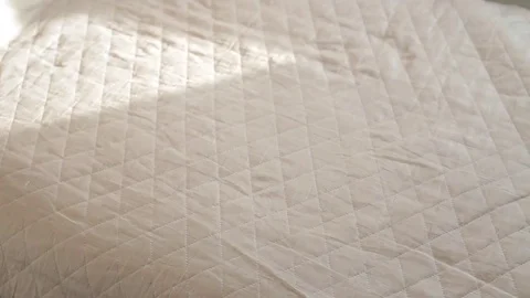 Placing green towels Video stock 69242603