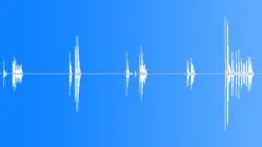 Placing plastic bowl on wooden table Sound Effect