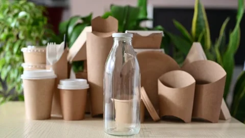 Plactic free concept. Stock Footage 220648177