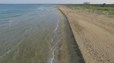 Plage beach drone video Stock Footage 67640714