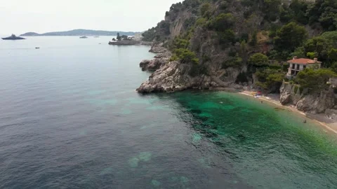 Plage des Pissarelles Stock Footage 343429221
