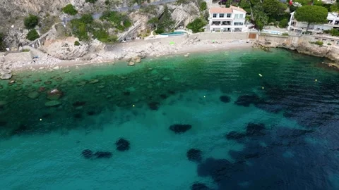Plage des Pissarelles Video stock 343436830