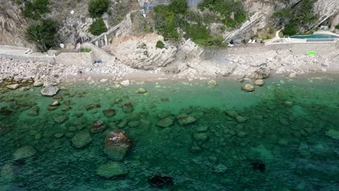 Plage des Pissarelles Stock Footage 343437153