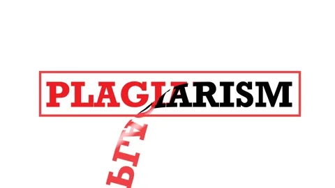 Plagiarism Concept text animation Stock Footage 270226412