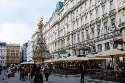 Plague Column In Vienna Stock Photos