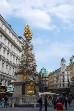Plague Column In Vienna Stock Photos