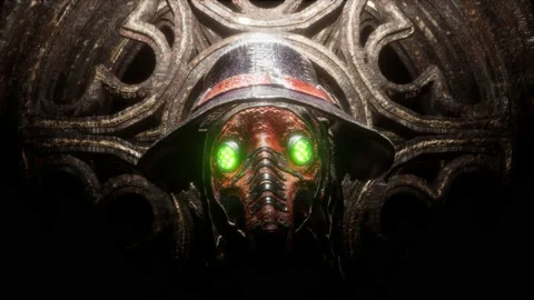 Plague Doctor VJ Loop Stock Footage 239640557