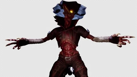 Plague Doctor VJ Loop Stock Footage 240501000