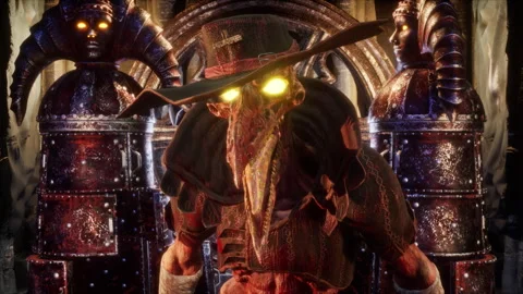 Plague Doctor VJ Loop Stock Footage 240501306