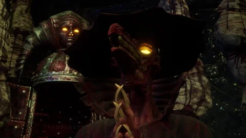 Plague Doctor VJ Loop Stock Footage 241422392