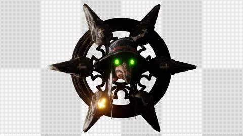 Plague Doctor VJ Loop Stock Footage 241436850