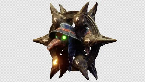 Plague Doctor VJ Loop Stock Footage 241437260