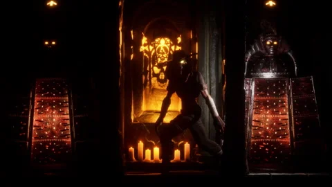 Plague Doctor VJ Loop Stock Footage 241720255