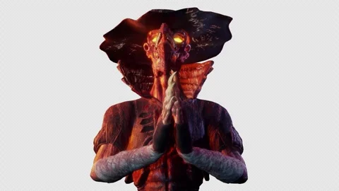 Plague Doctor VJ Loop Stock Footage 241720507