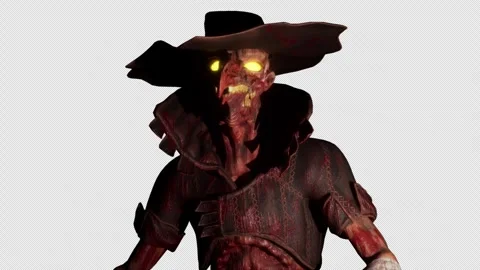 Plague Doctor VJ Loop Stock Footage 242092236