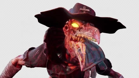 Plague Doctor VJ Loop Stock Footage 242092551