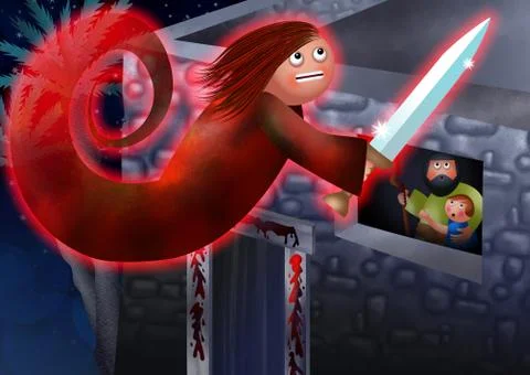 Plague of the Firstborn Ilustração Stock