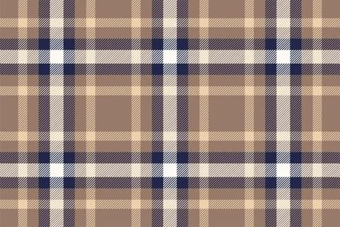 Plaid background, check seamless pattern. Vector fabric texture for textile p Stock Illustration