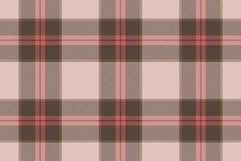Plaid background, check seamless pattern. Vector fabric texture for textile p Stock Illustration