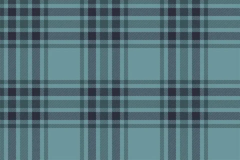 Plaid background, check seamless pattern in blue. Vector fabric texture for t Illustrazione stock