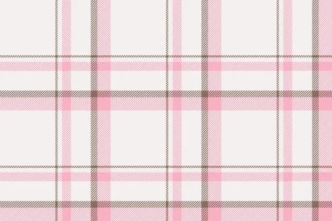 Plaid background, check seamless pattern. Vector fabric texture for textile p Stock Illustration