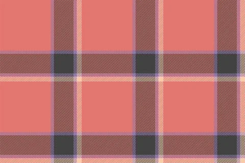 Plaid background, check seamless pattern. Vector fabric texture for textile p Stock Illustration