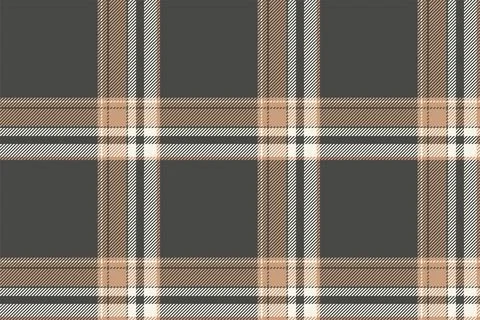 Plaid background, check seamless pattern. Vector fabric texture for textile p Stock Illustration