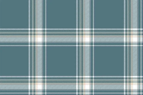Plaid background, check seamless pattern in blue. Vector fabric texture for t Stock Illustration