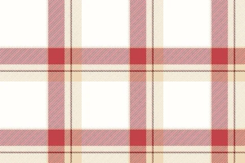 Plaid background, check seamless pattern. Vector fabric texture for textile p Stock Illustration