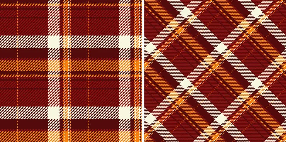 Plaid background vector of textile fabric check with a seamless pattern tex.. Stock Illustration