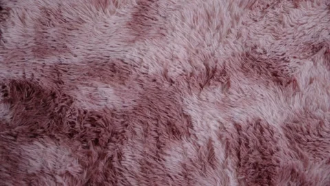 Plaid, blanket, fluffy carpet texture. Pink purple backdrop, fabric pile ba.. Stock Footage 333675113