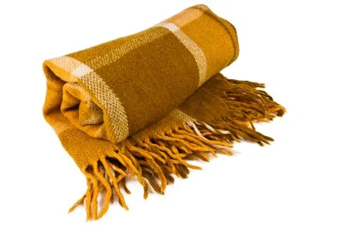 Plaid blanket Stock Photos